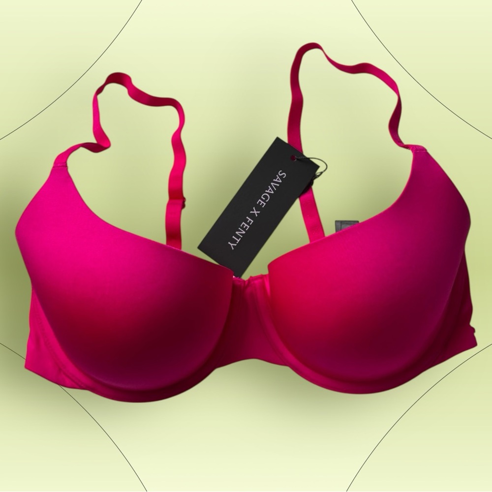 Savage X Fenty Push-Up Bra 34D | Hot Pink 💕✨